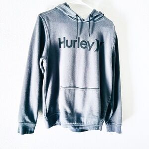 Hurley Grey Hoodie Sweatshirt Men's Medium